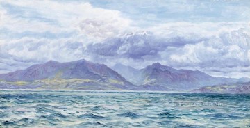  seascape Oil Painting - Arran seascape Brett John